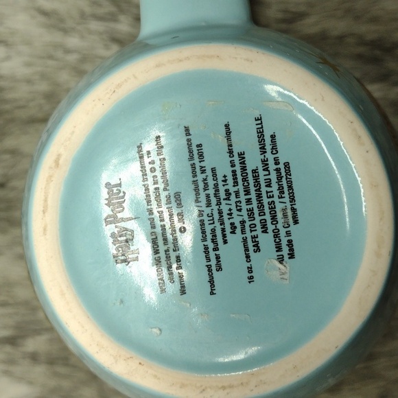 Harry Potter Crest Blue Large Coffee Mug - Picture 5 of 8